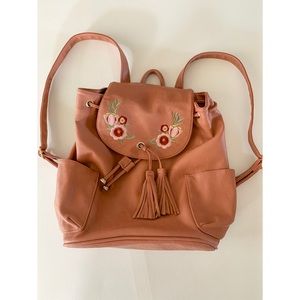 Faux leather Backpack